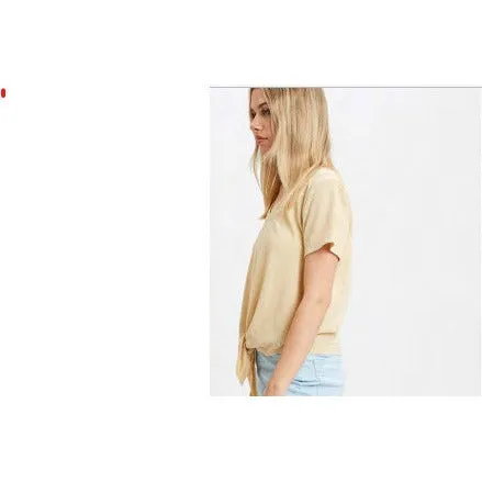 Tie Front Knit Top
