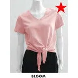 Tie Front Knit Top