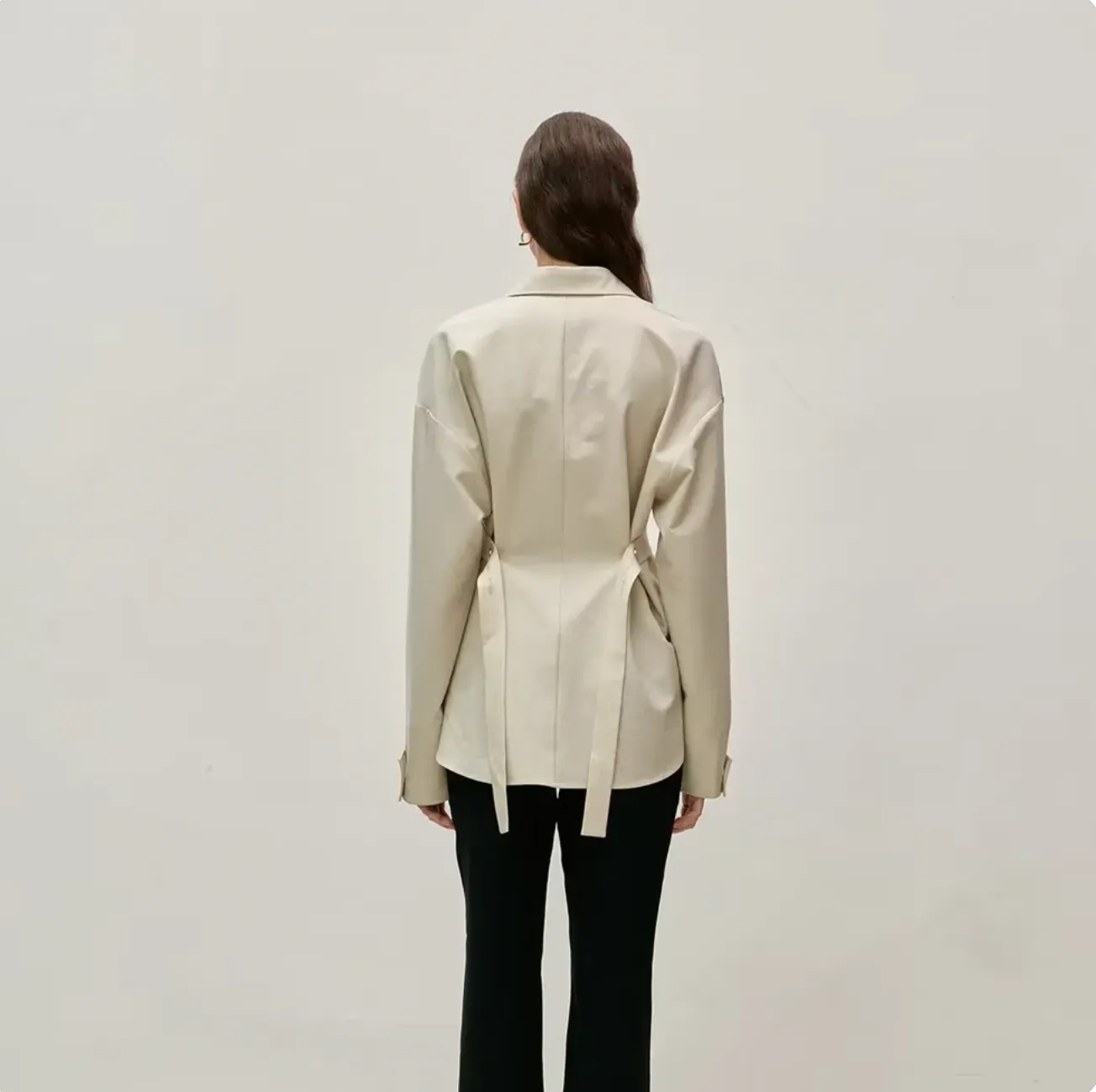 Tie-waist blouse