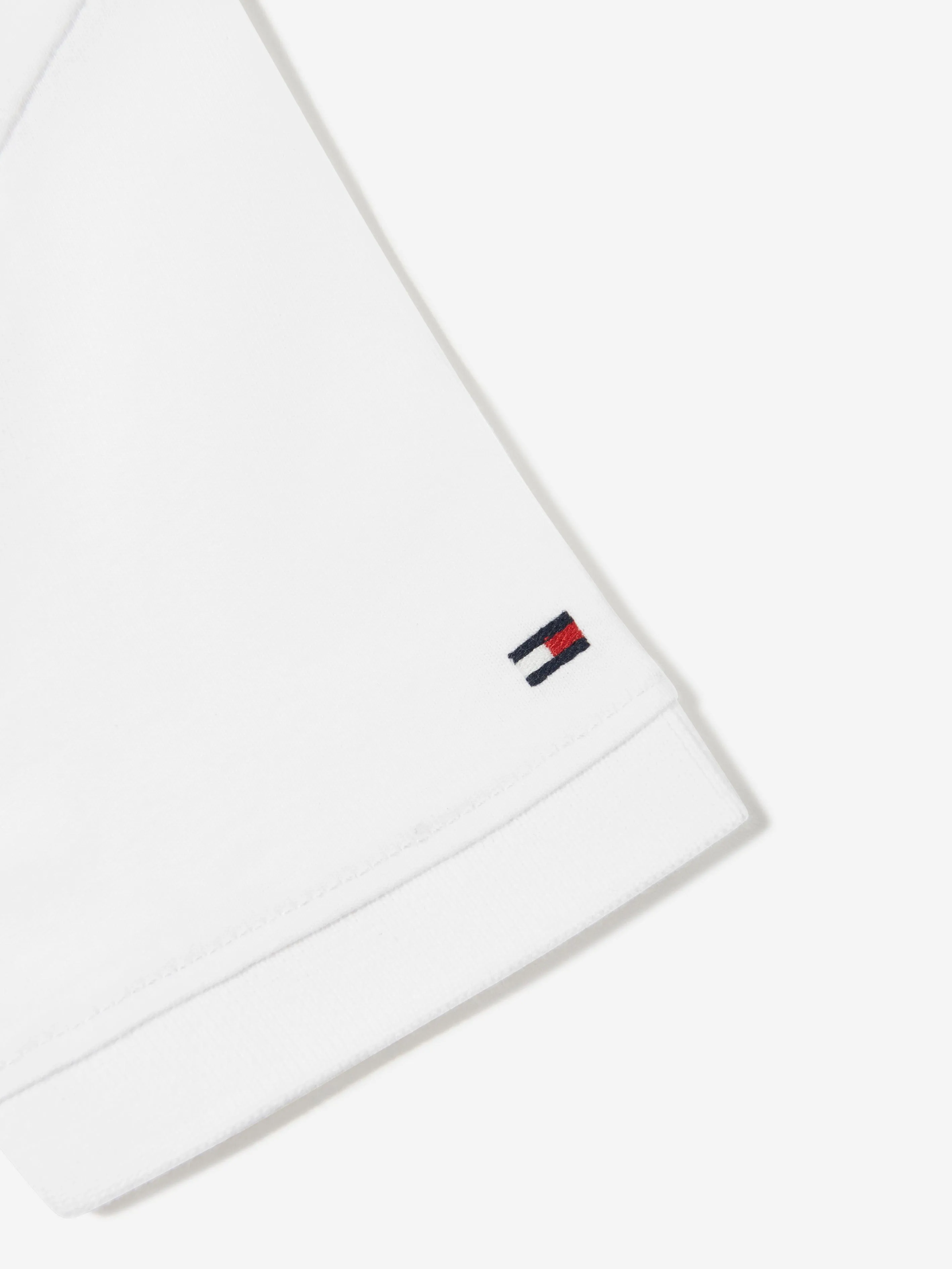 Tommy Hilfiger Boys Monotype 1985 Arch Polo Shirt in White