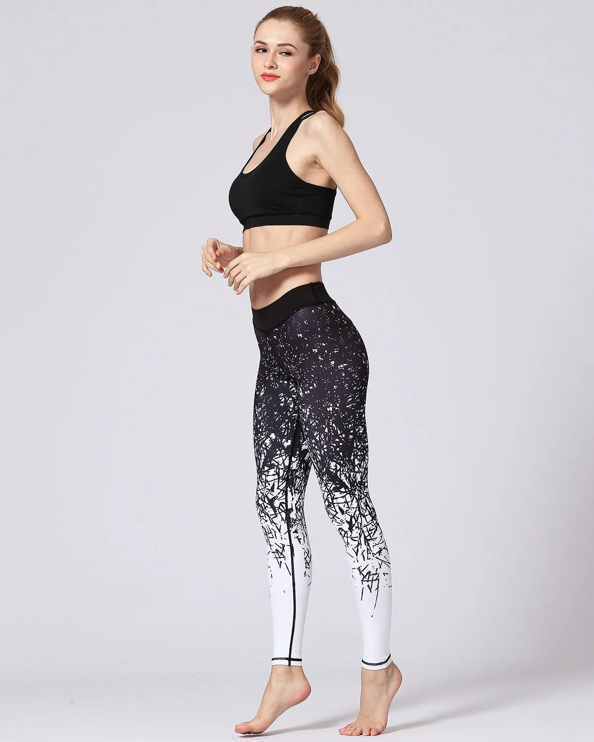 Tree Branch Silhouette Leggings