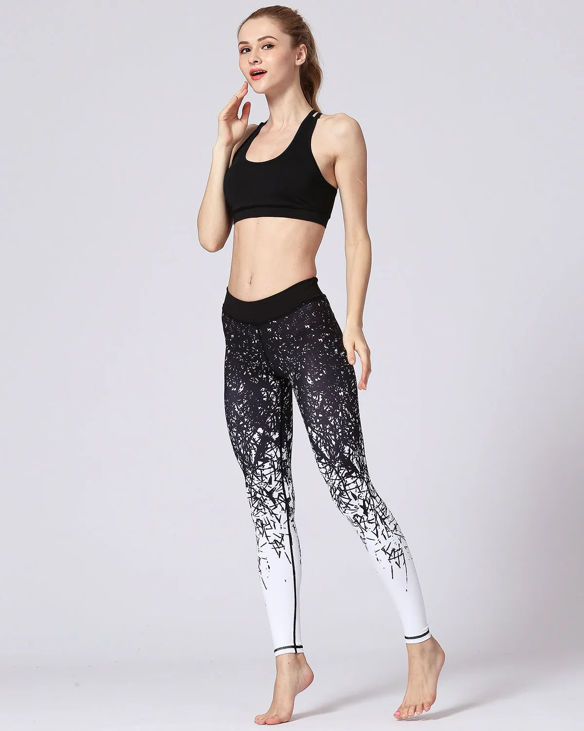 Tree Branch Silhouette Leggings