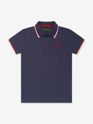 Trussardi Boys Yukon Polo Shirt in Navy