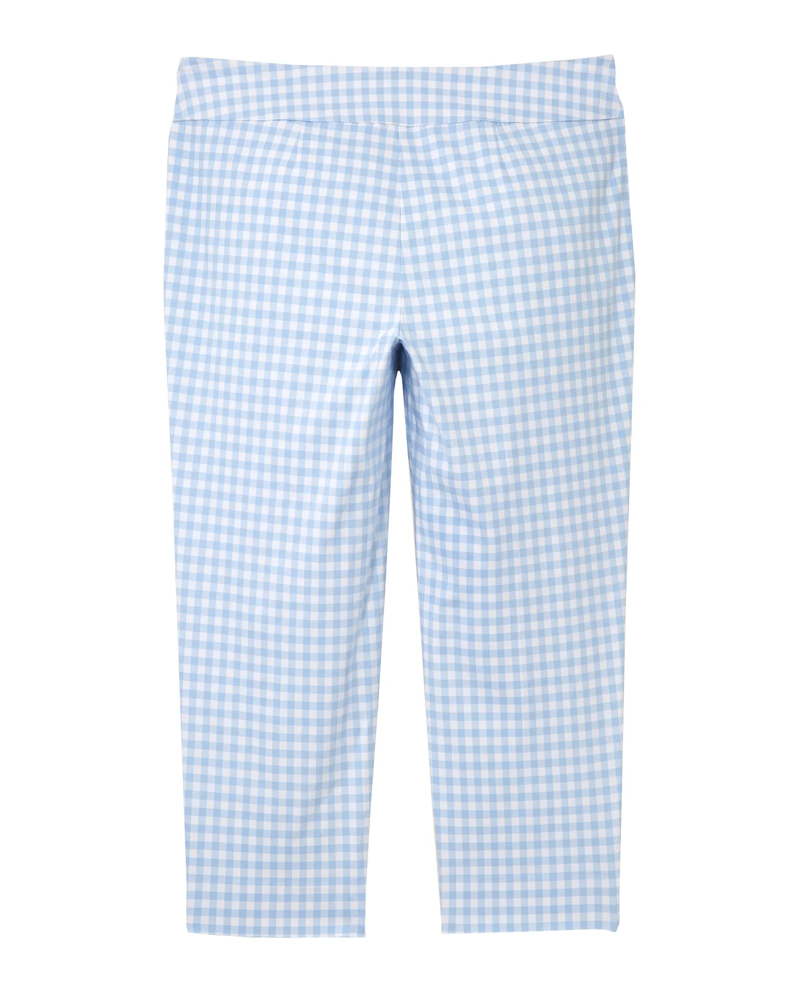 Turin Printed Ankle Pant | Light Blue / White
