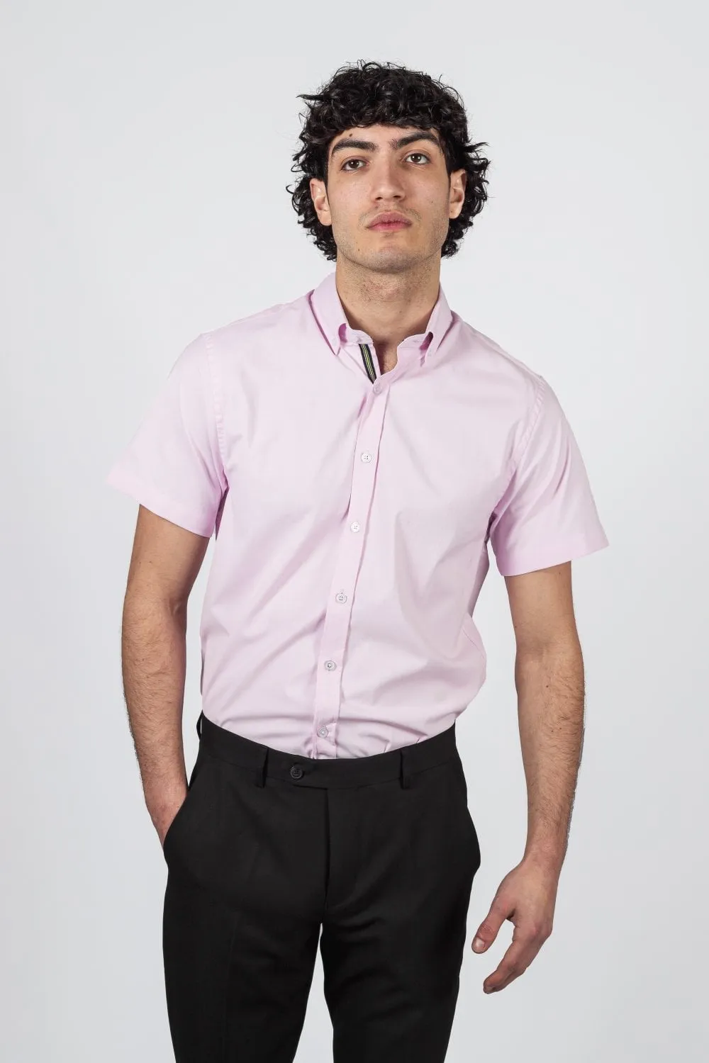 Vito Pink Short Sleeve Shirt