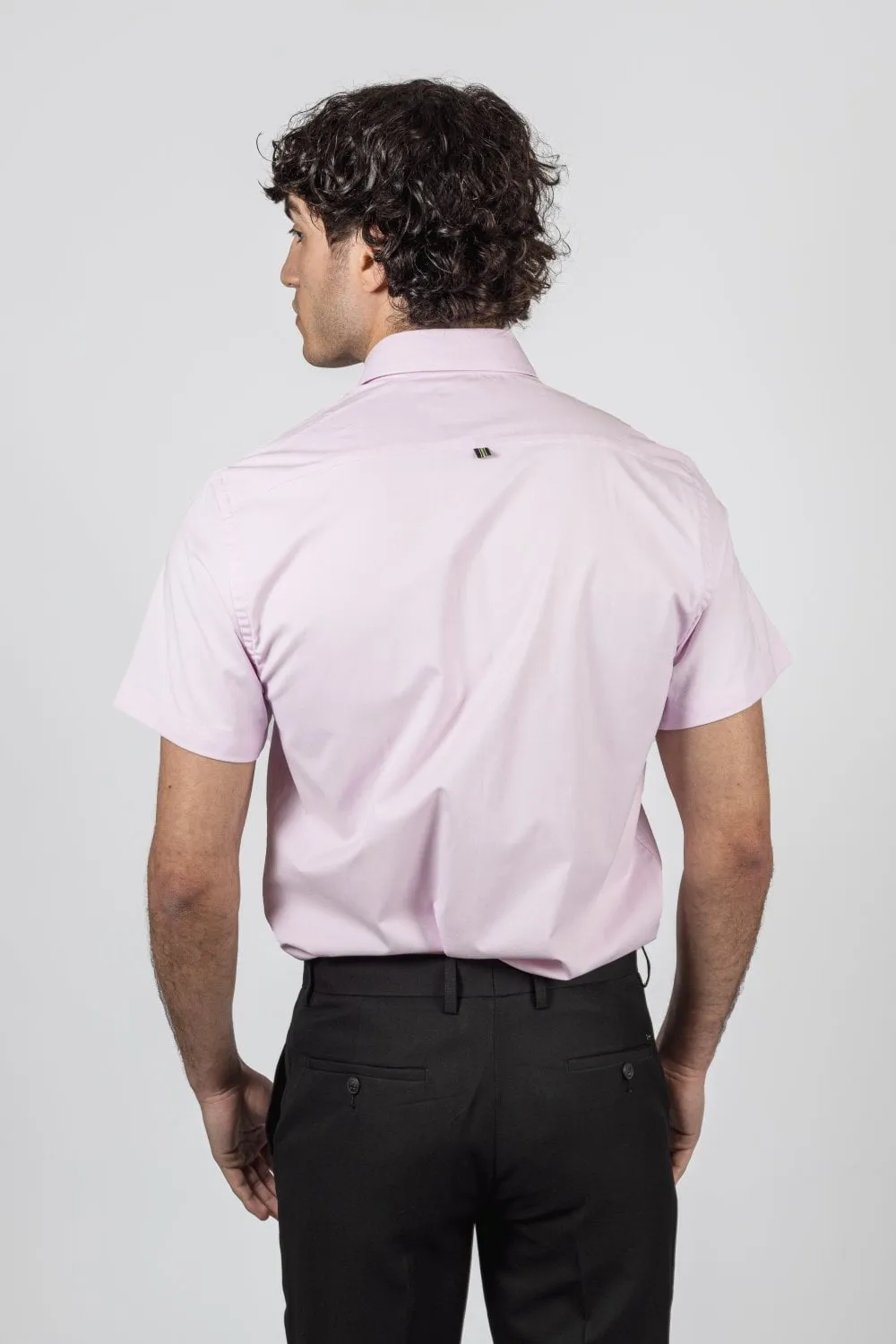 Vito Pink Short Sleeve Shirt