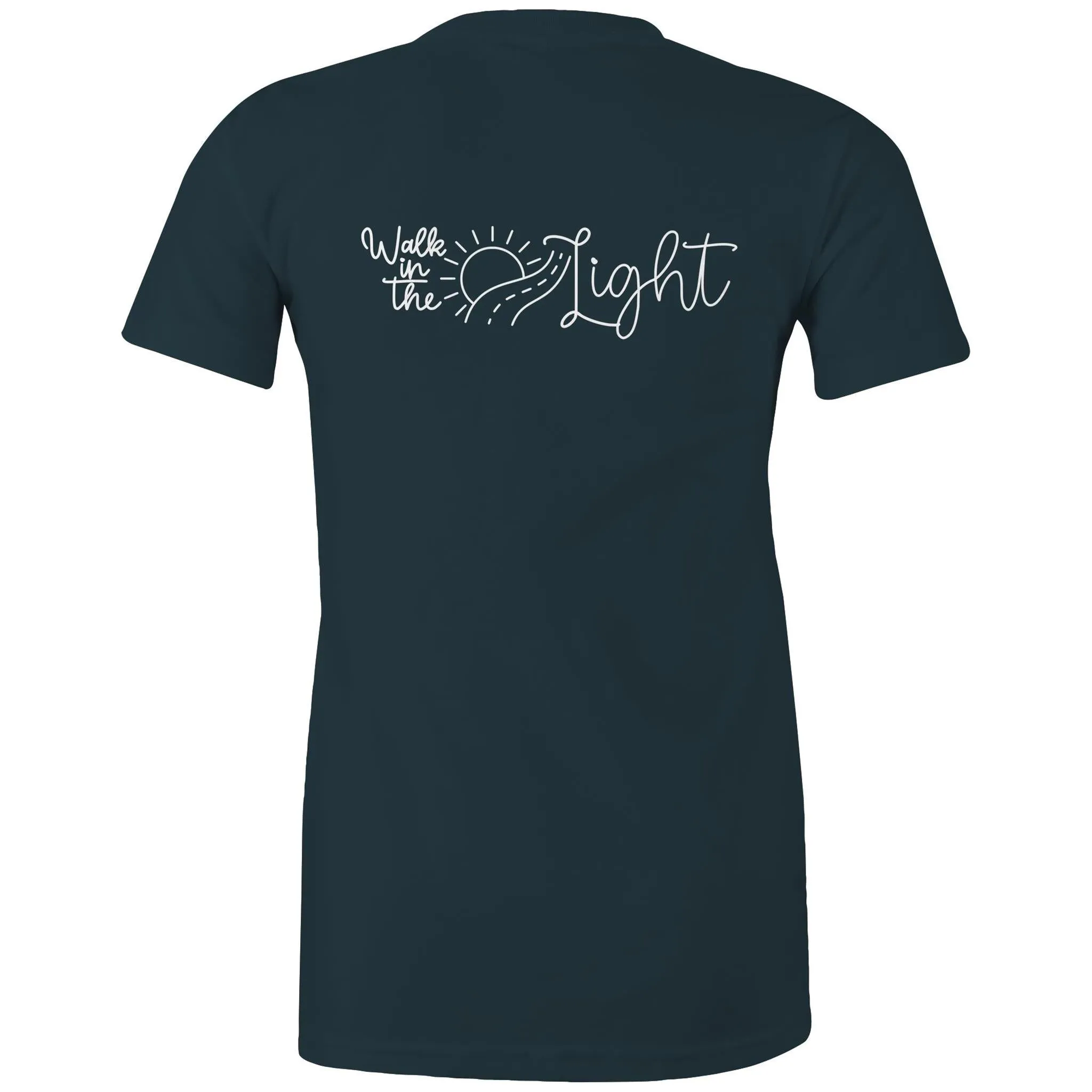 Walk in the Light Women's Christian TShirt