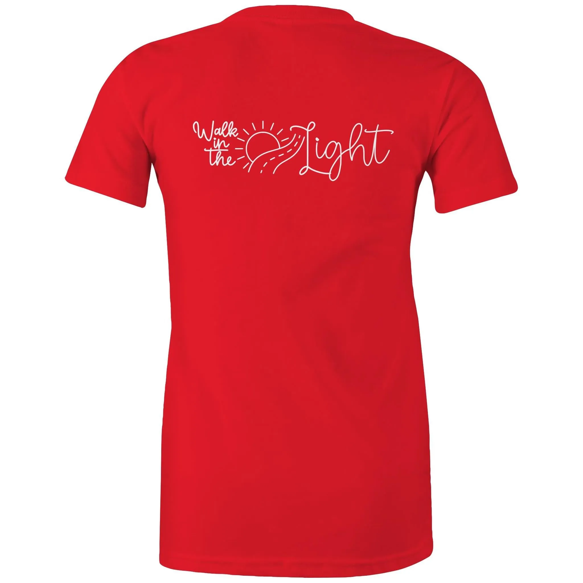 Walk in the Light Women's Christian TShirt