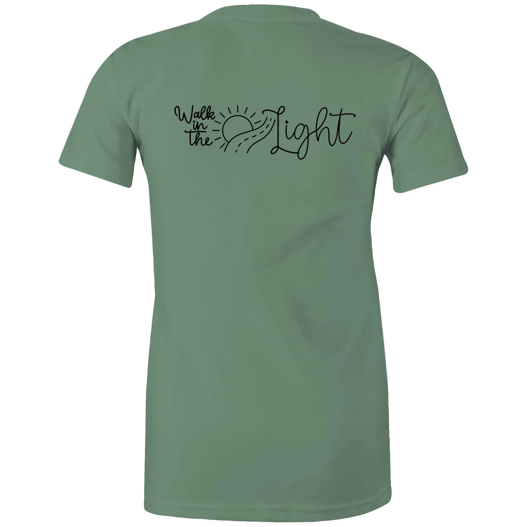 Walk in the Light Women's Christian TShirt