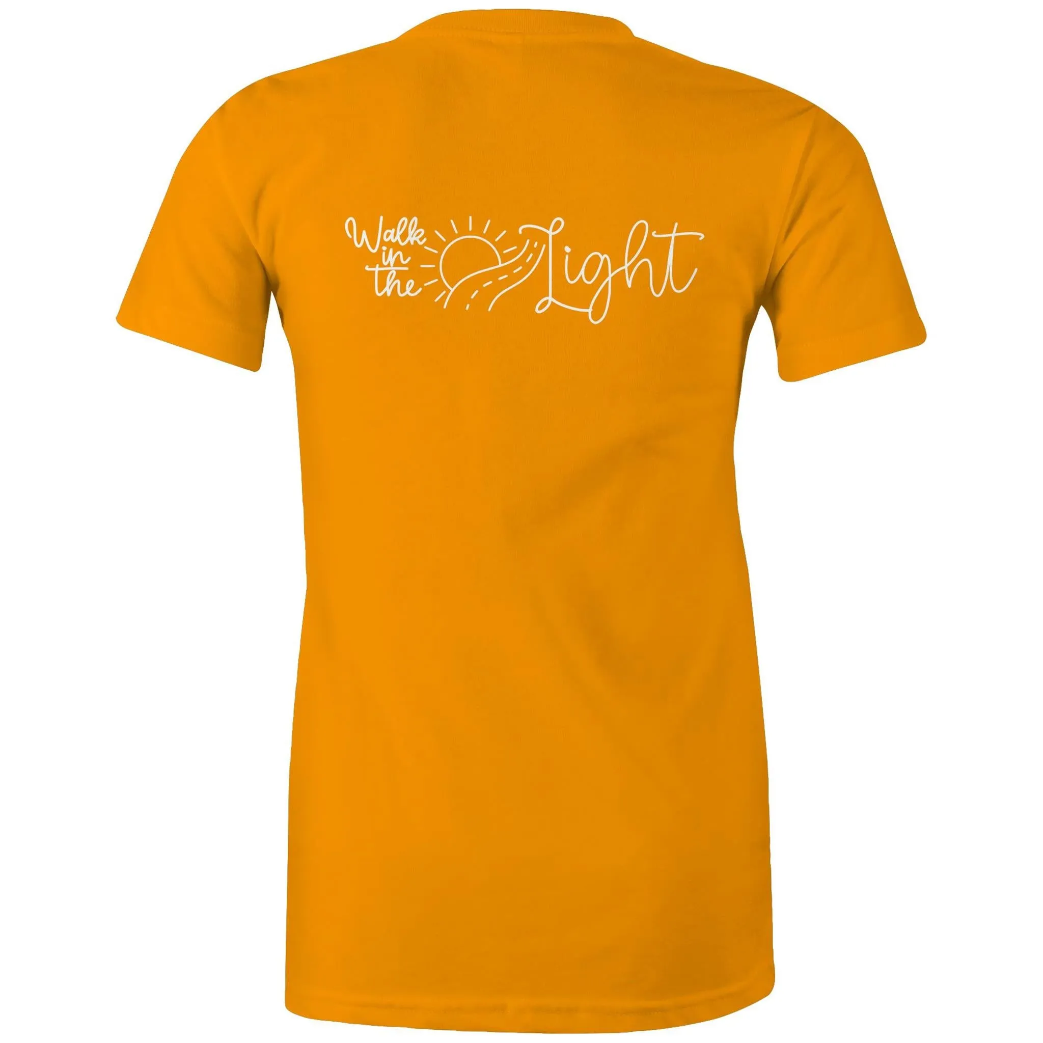 Walk in the Light Women's Christian TShirt