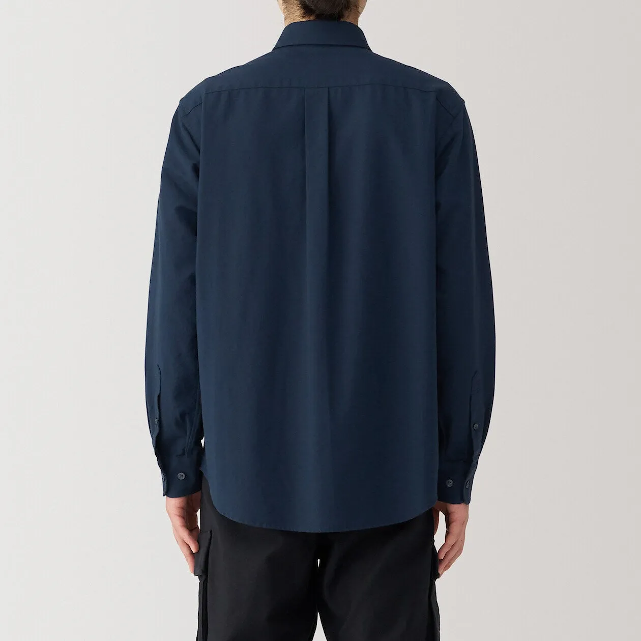 Washed Oxford Long Sleeve Button Down Shirt
