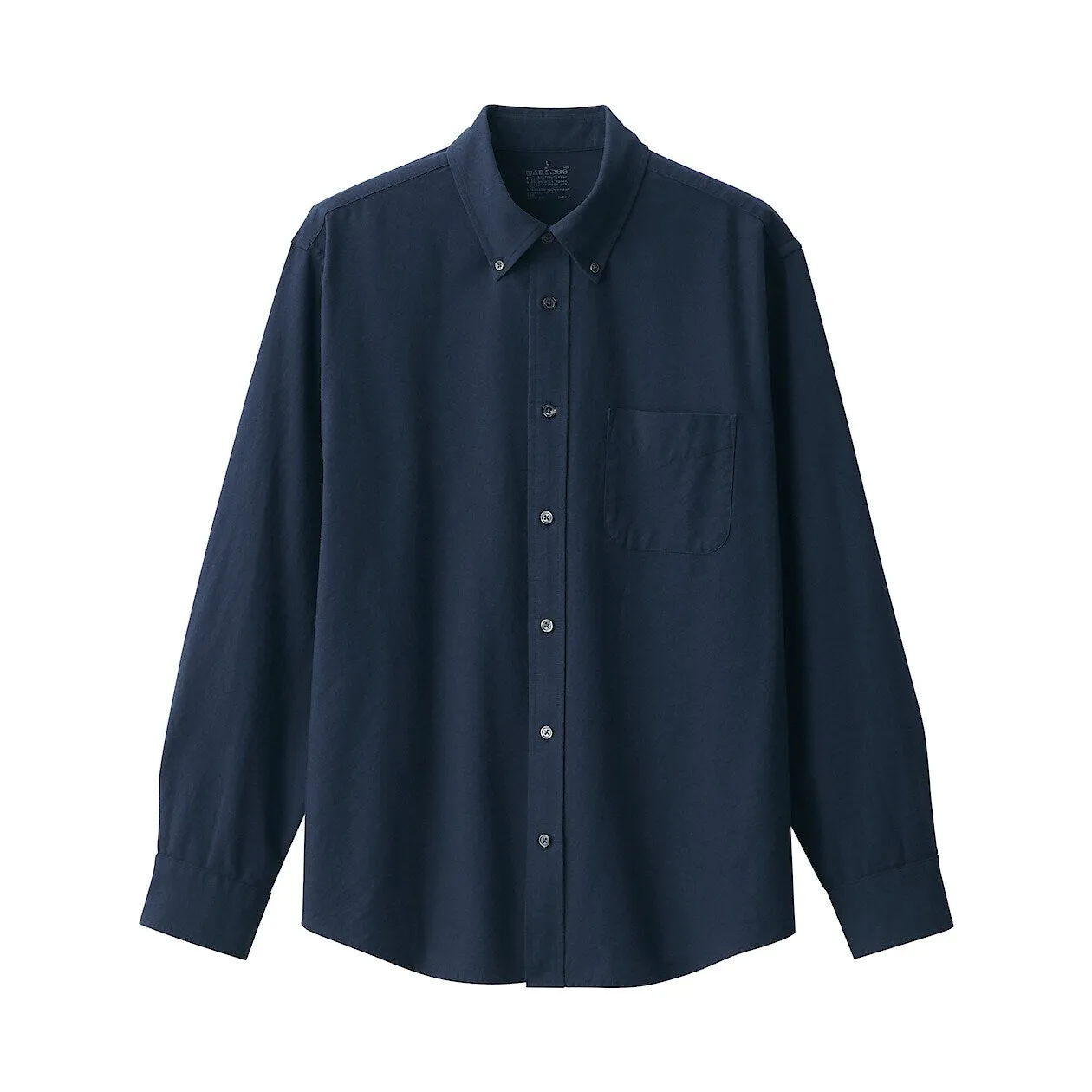 Washed Oxford Long Sleeve Button Down Shirt