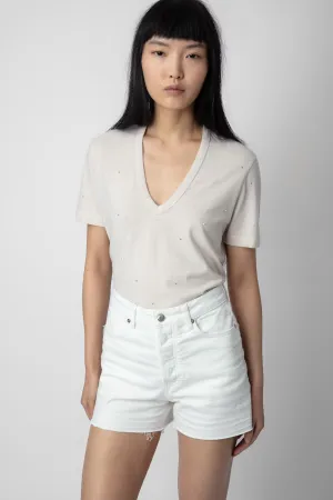 Wassa Strass T-Shirt Petal