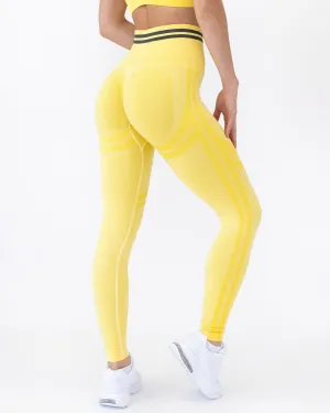 Willo Fox Seamless Scrunch Leggings - Yellow