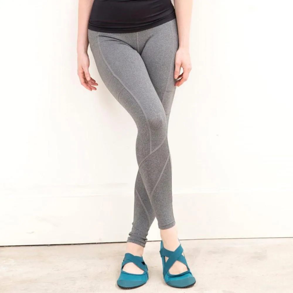 Women's All-Day Active High Waist Full Length Leggings With Side Pockets