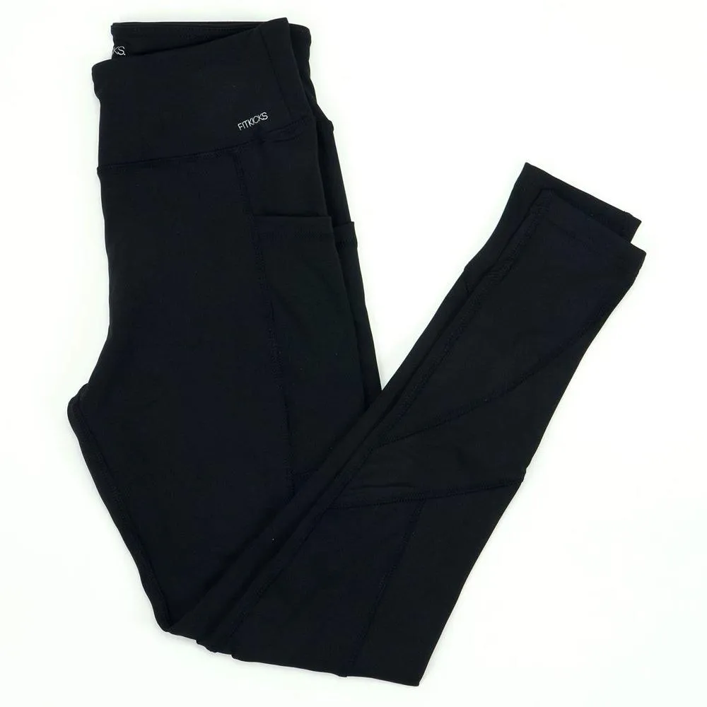 Women's All-Day Active High Waist Full Length Leggings With Side Pockets