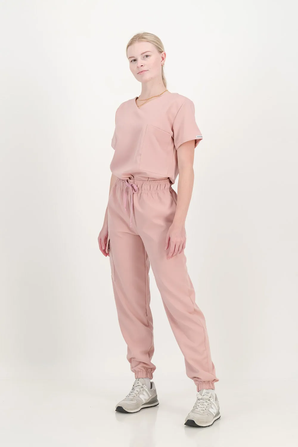 Women's Dusty Pink Scrub Pants