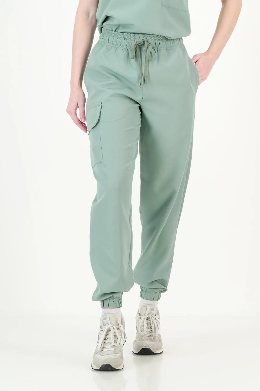 Women's Sage Green Scrub Pants
