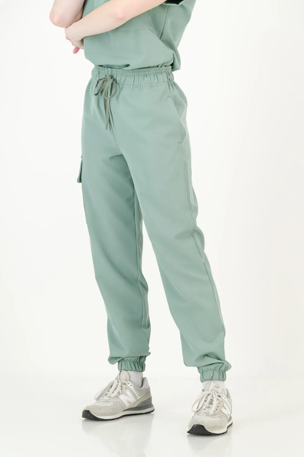 Women's Sage Green Scrub Pants