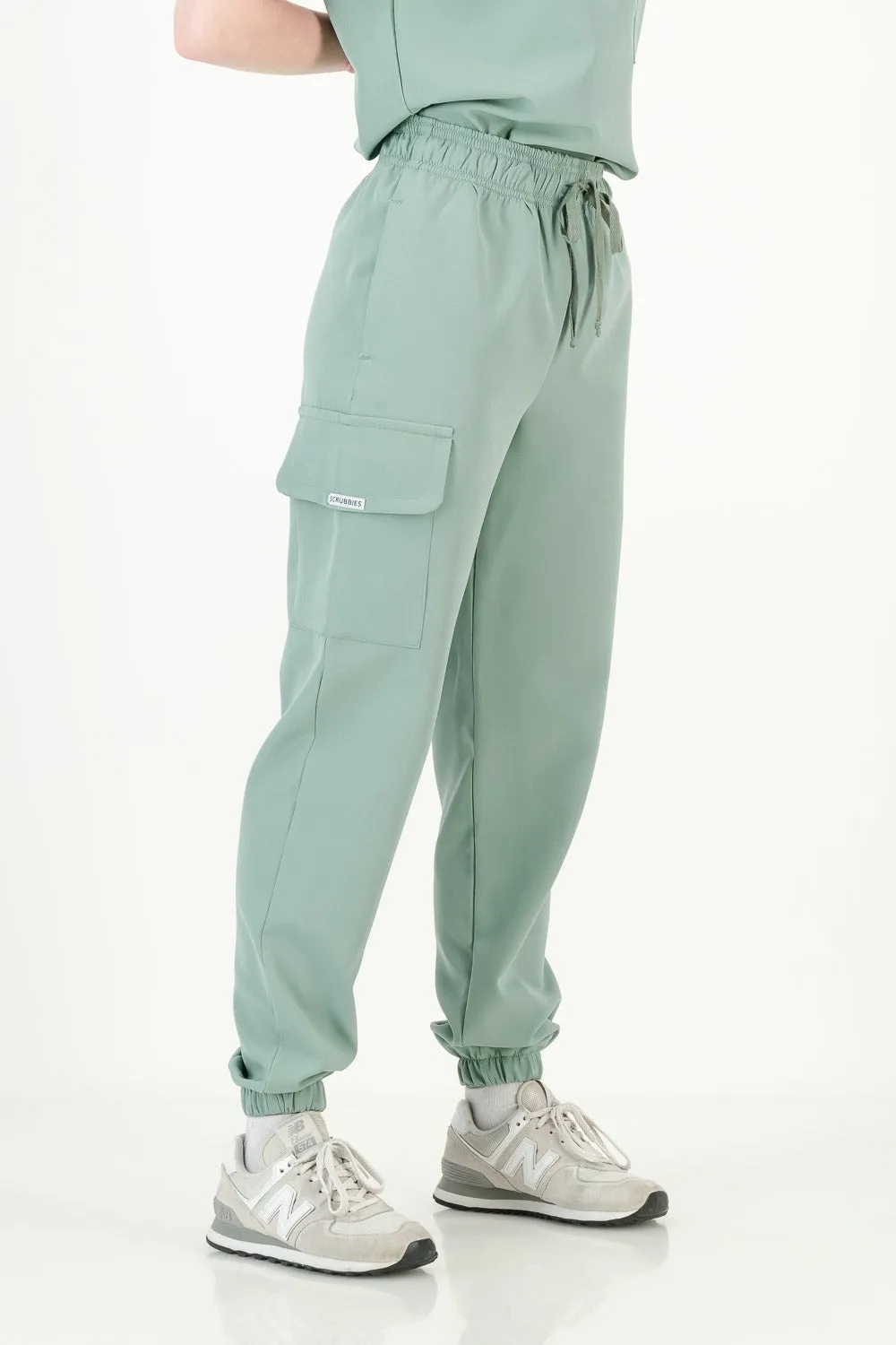 Women's Sage Green Scrub Pants