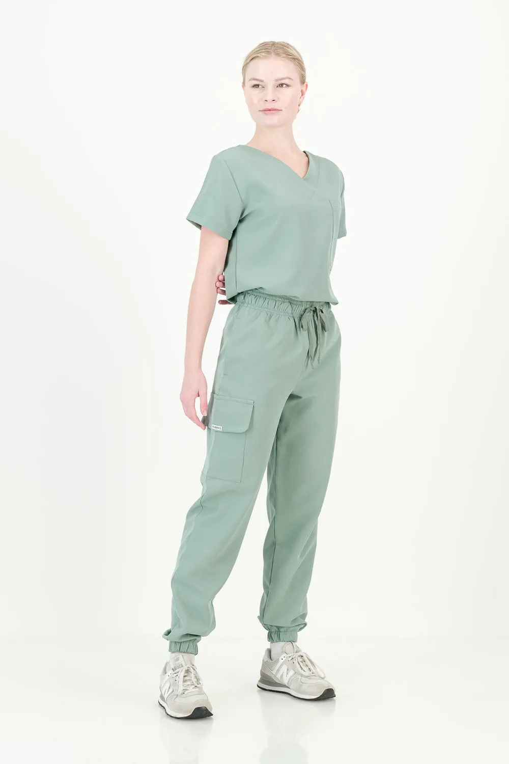 Women's Sage Green Scrub Pants