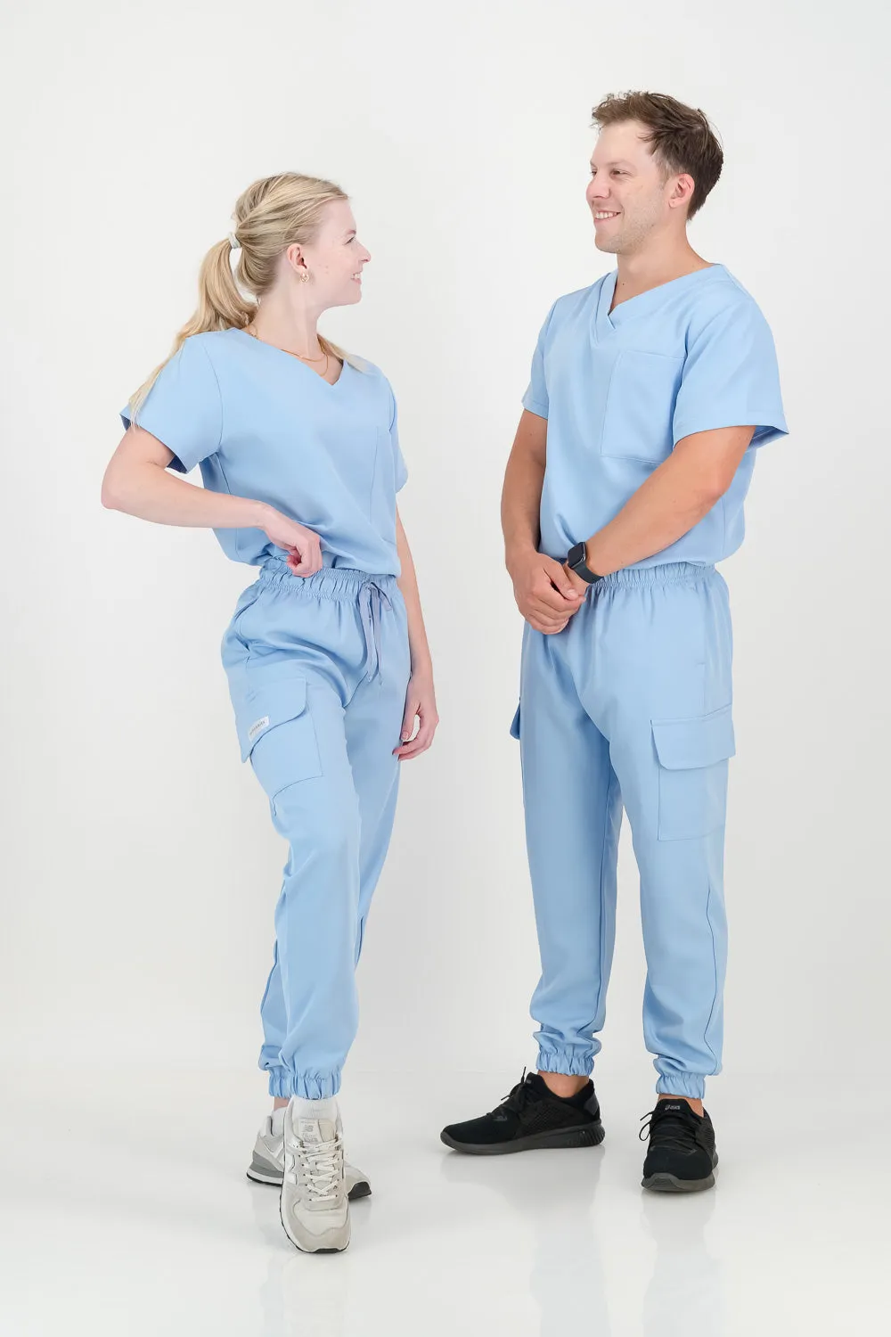 Women's Sky Blue Scrub Pants