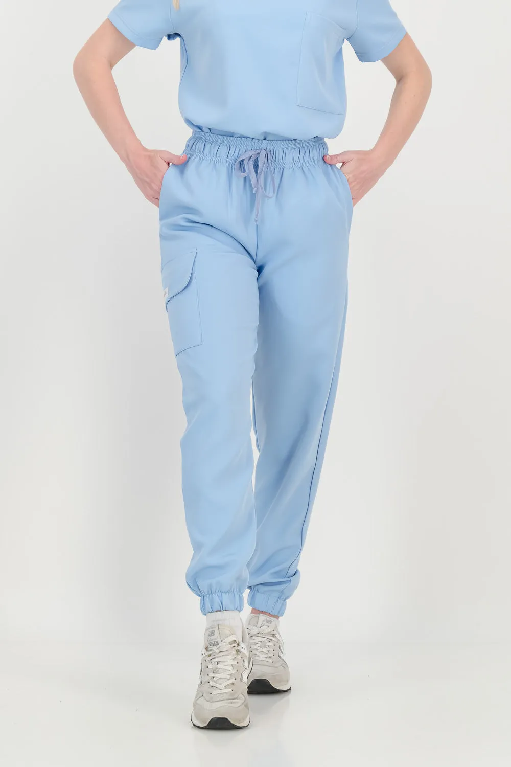 Women's Sky Blue Scrub Pants