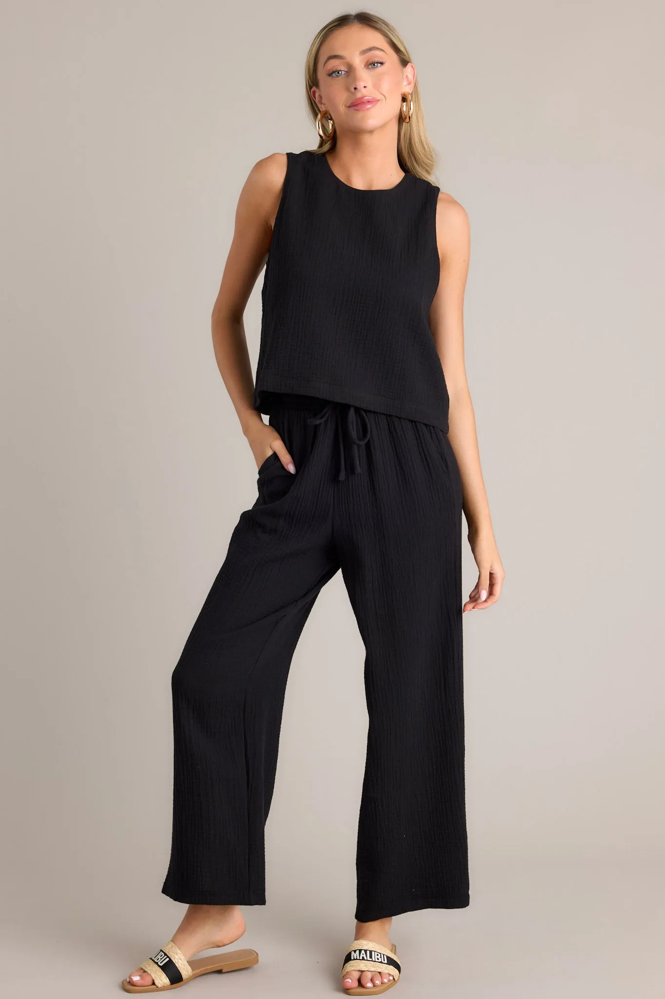 Z-Supply Bondi Black Gauze Pants