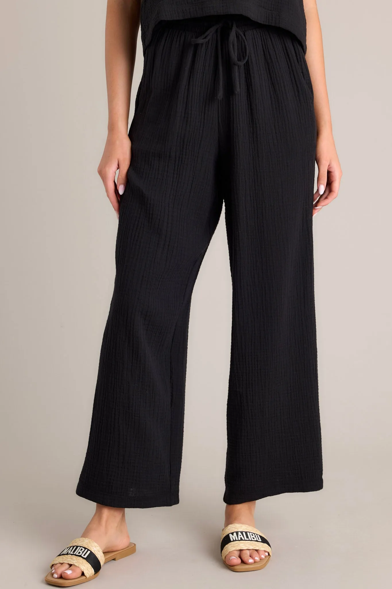 Z-Supply Bondi Black Gauze Pants